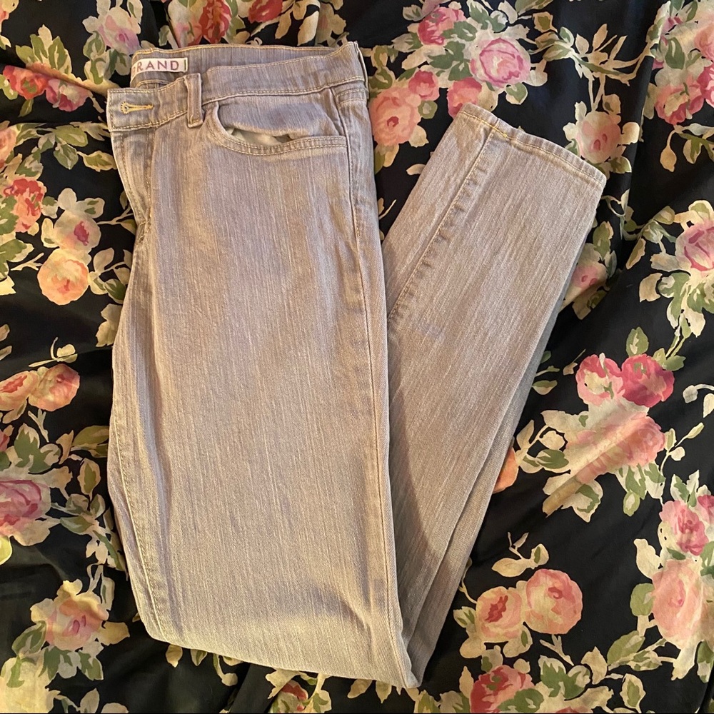 J BRAND Skinny Midrise Ankle Light Gray | Size 29
